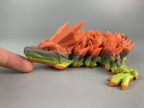 Krystalový drak - 60cm, 3D tisk — foto 6