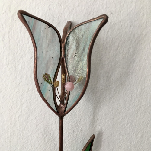 Skleněný tiffany TULIPÁN — foto 5