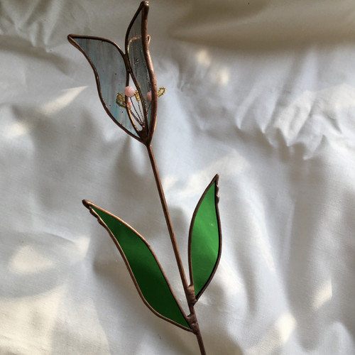 Skleněný tiffany TULIPÁN — foto 4