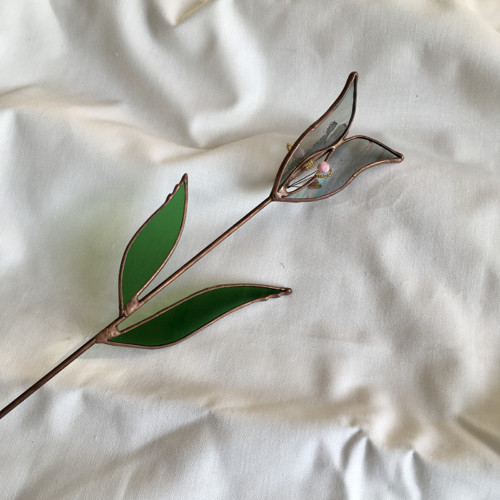 Skleněný tiffany TULIPÁN — foto 2