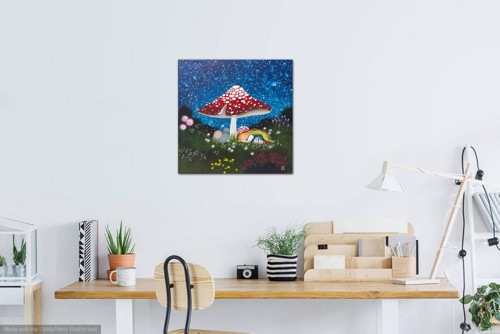 Muchomůrkové děvčátko - 30x30cm — foto 3