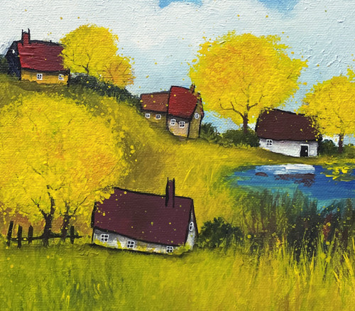 U rybníčku - 30x30cm — foto 2