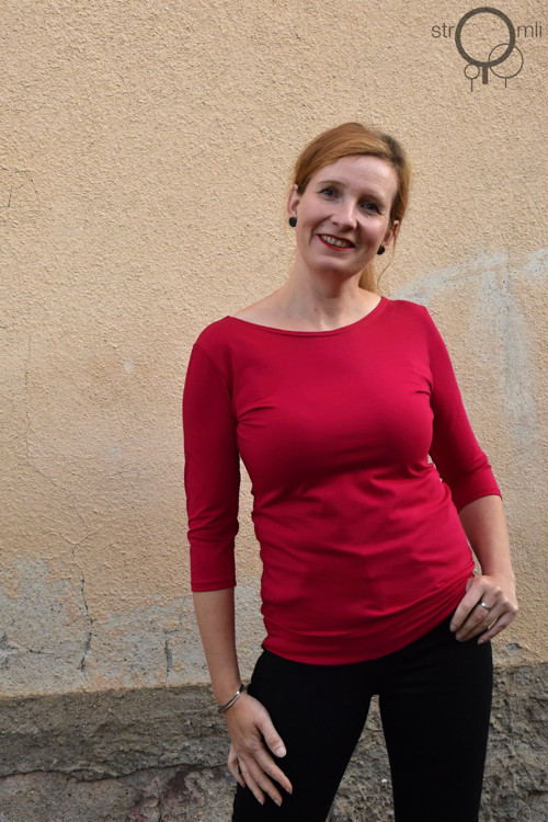 Malinové s vázačkou, vel. S — foto 2
