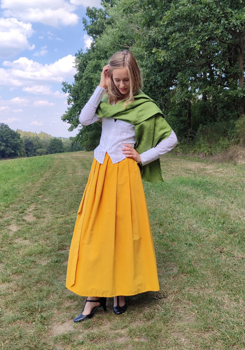 LNĚNÝ ŠÁL - ZELENÝ — foto 5
