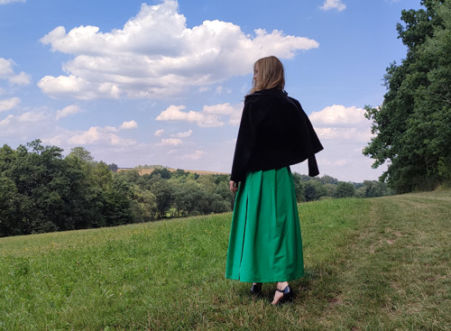 Manšestrová Maxi Sukně Vodnická - Sleva!! — foto 3