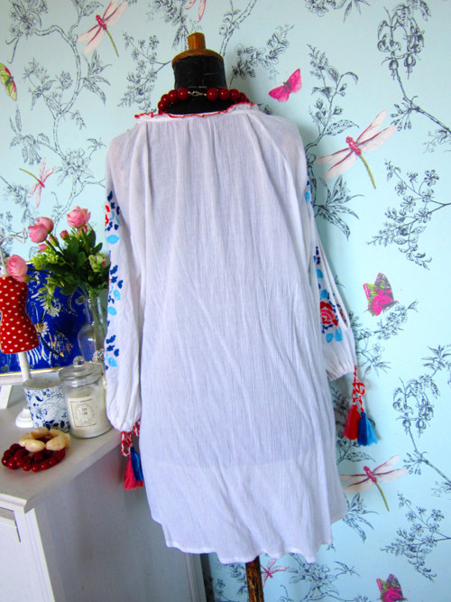 Tunika boho vyšívaná — foto 4