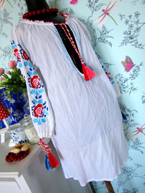 Tunika boho vyšívaná — foto 3