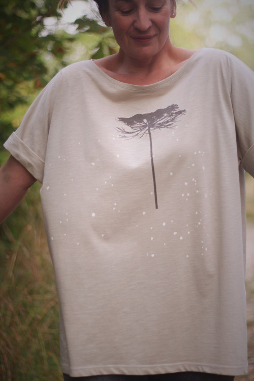 Volné triko prodloužené ............ L - XL — foto 4