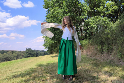 LNĚNÝ ŠÁL - PŘÍRODNÍ — foto 2
