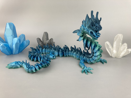 Flexi imperiální drak - 68cm, 3D tisk — foto 5