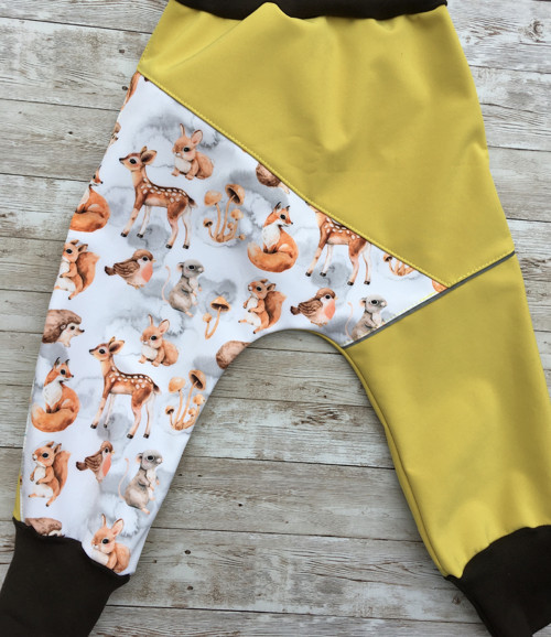 Softshellové reflexní baggy (turky) - český les — foto 2