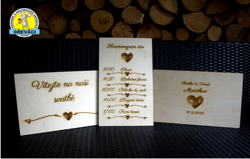 Originální svatební cedule — foto 2