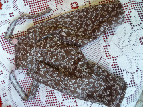 Hnědé lacláče pro panenku — foto 3