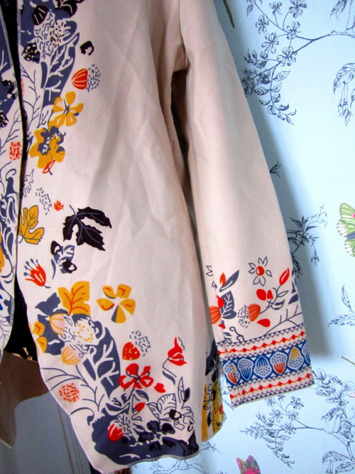 Kabátek wrap boho folklór — foto 4