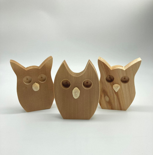 Sova stojící - 10cm — foto 2