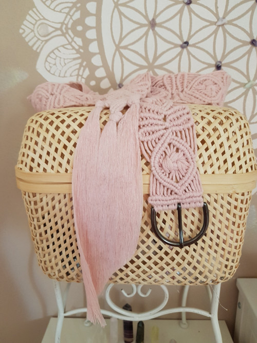 Boho Macrame Autorský Opasek — foto 6