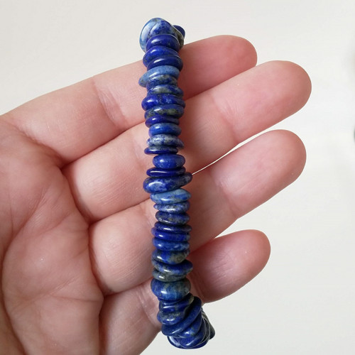 Náramek - lapis lazuli disky 1 — foto 2