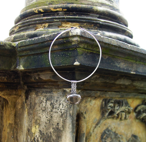 Nerezový náhrdelník.... " Brown " — foto 4