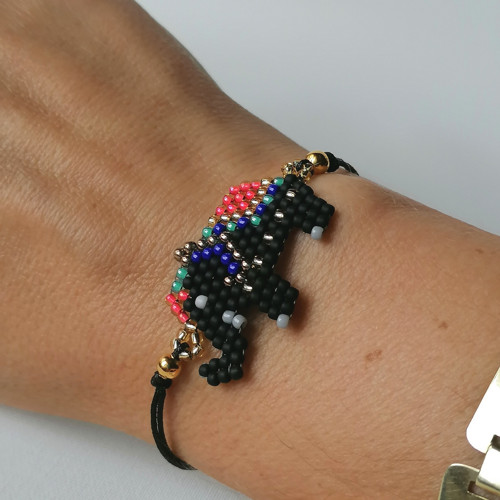 Beaded Elephant-Cord Bracelets — foto 6
