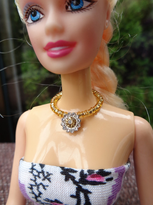 Náhrdelník štrasový pro barbie - 3 — foto 3
