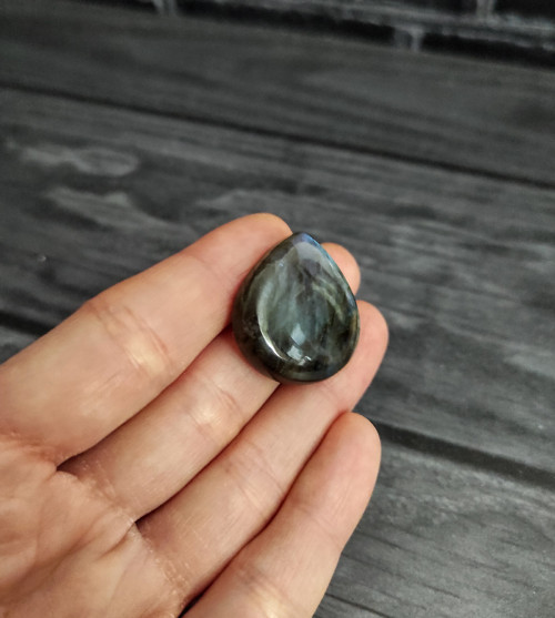 Labradorit, ID 2588, 28x27 mm — foto 5