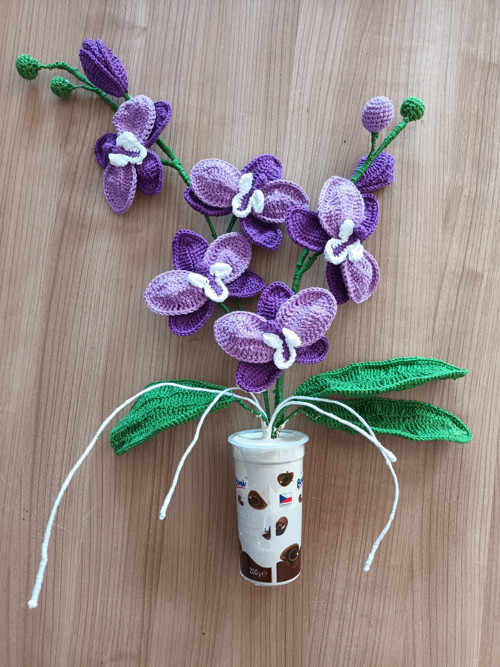 Háčkovaná orchidej — foto 4
