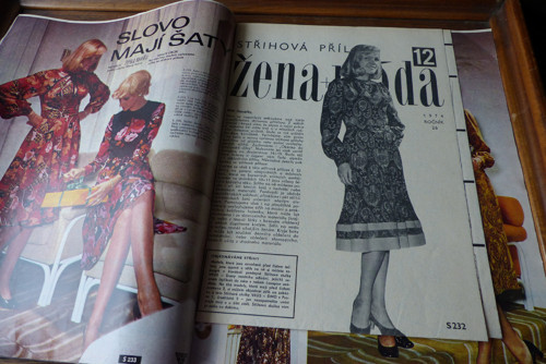Časopis Žena a móda, číslo 12/1974, střihy! — foto 2