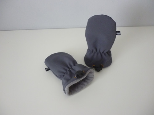 Softshell Rukavičky/ Šedá-Extr.zateplené Bez Palce — foto 3