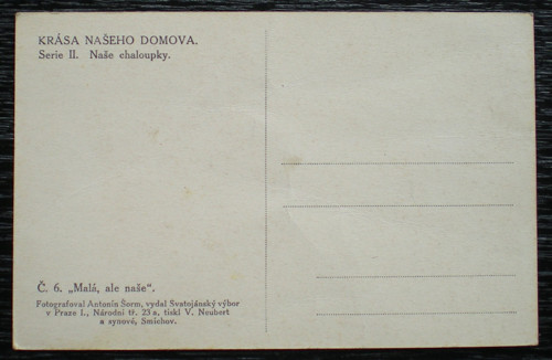 Pohlednice Naše chaloupky — foto 2