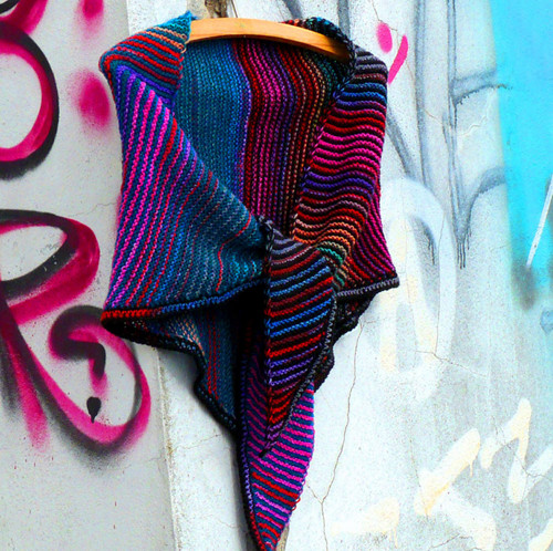 Pletený šátek - graffiti — foto 2