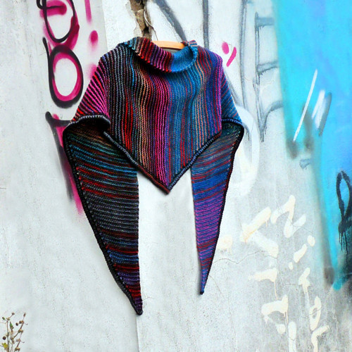 Pletený šátek - graffiti — foto 4