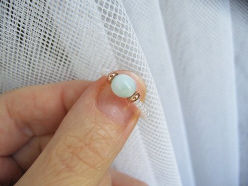 Shine náramek a prstýnek • Larimar • — foto 5