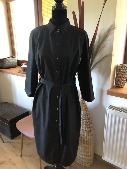 Košilové šaty Absolut BLACK — foto 2