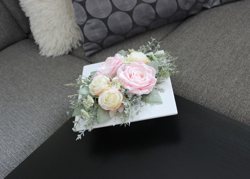 Ikebana s růžemi pastelová — foto 6