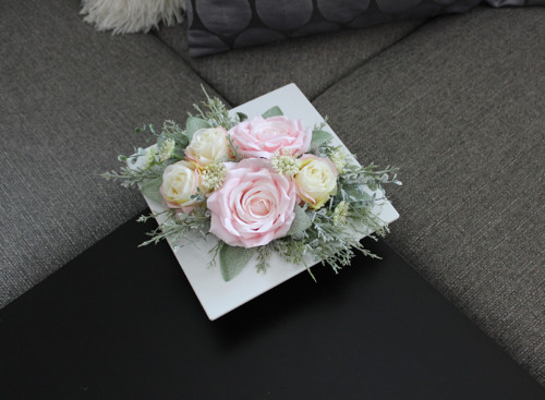 Ikebana s růžemi pastelová — foto 3