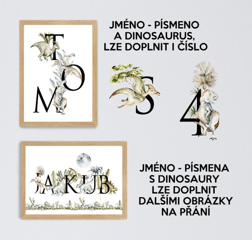 TISK OBRÁZKŮ - Dinosauři 3 — foto 3