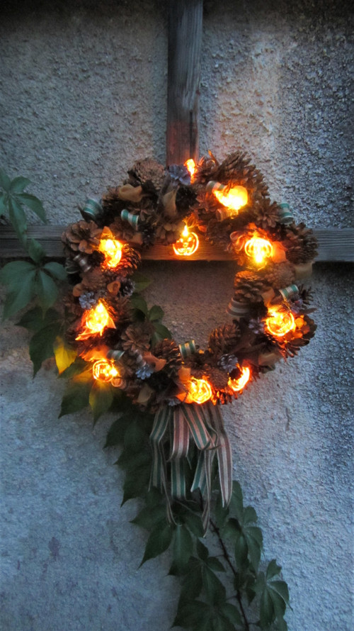 Halloween / svítící věnec — foto 2