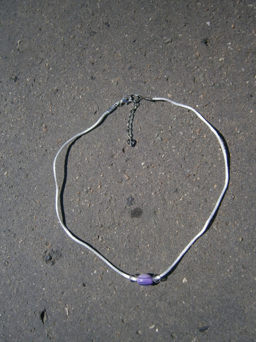 Purple Beads Necklace — foto 2