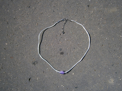 Purple Beads Necklace — foto 3