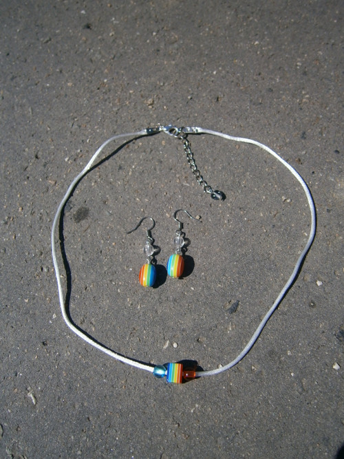Rainbow Beads Necklace — foto 3