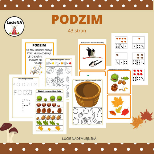 PODZIM - pracovní listy — foto 2