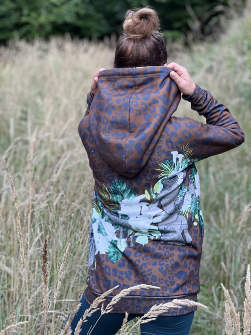 ANTIQUE LEOPARD - hrubá termo mikina — foto 3