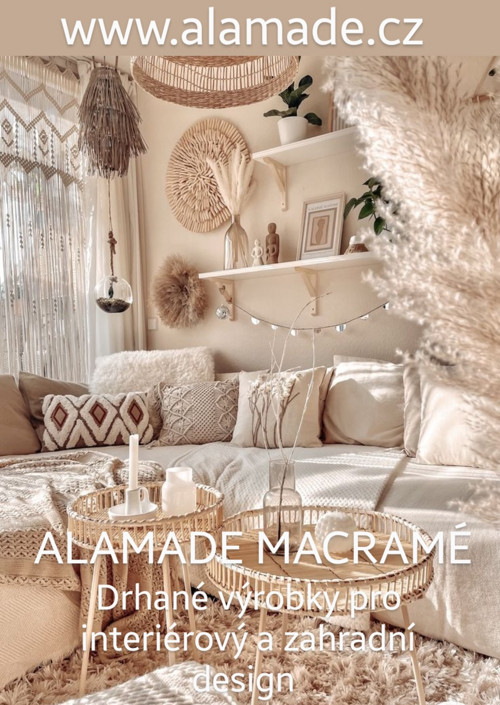 Macramé běhoun na stůl 140x30cm — foto 5
