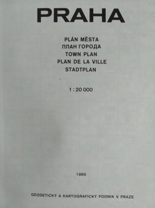 Praha - plán města — foto 5