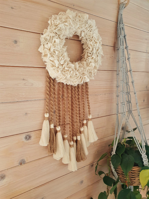 Věnec s macramé III. — foto 4