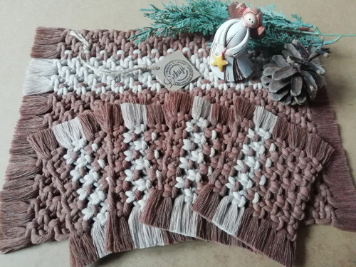 Macramé prostírání — foto 3