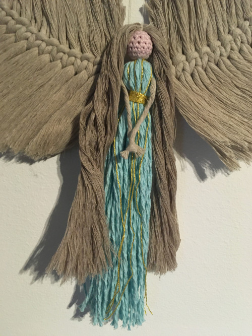 DIY kreativní sada + návod Anděl macramé — foto 3