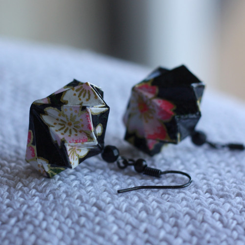 Origami náušnice – Tajemné — foto 5