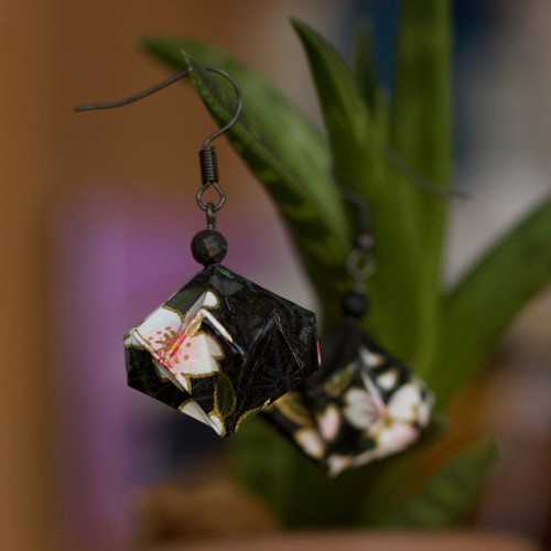 Origami náušnice – Tajemné — foto 3