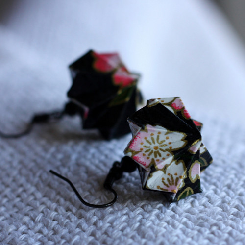 Origami náušnice – Tajemné — foto 6